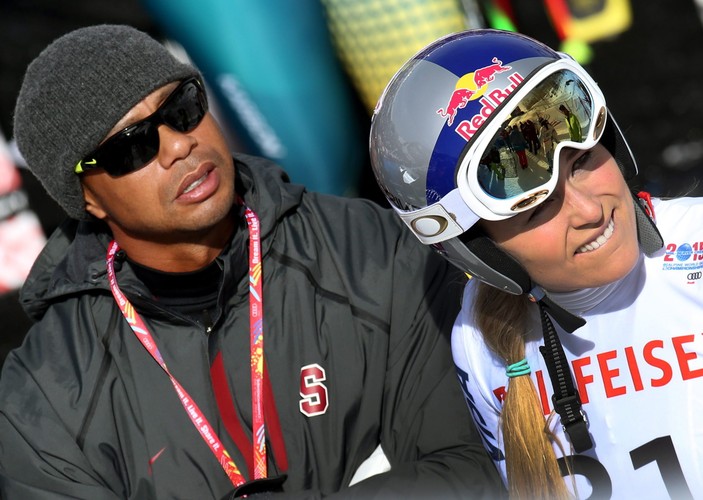 Miłość Tigera Woodsa i Lindsey Vonn nadal kwitnie