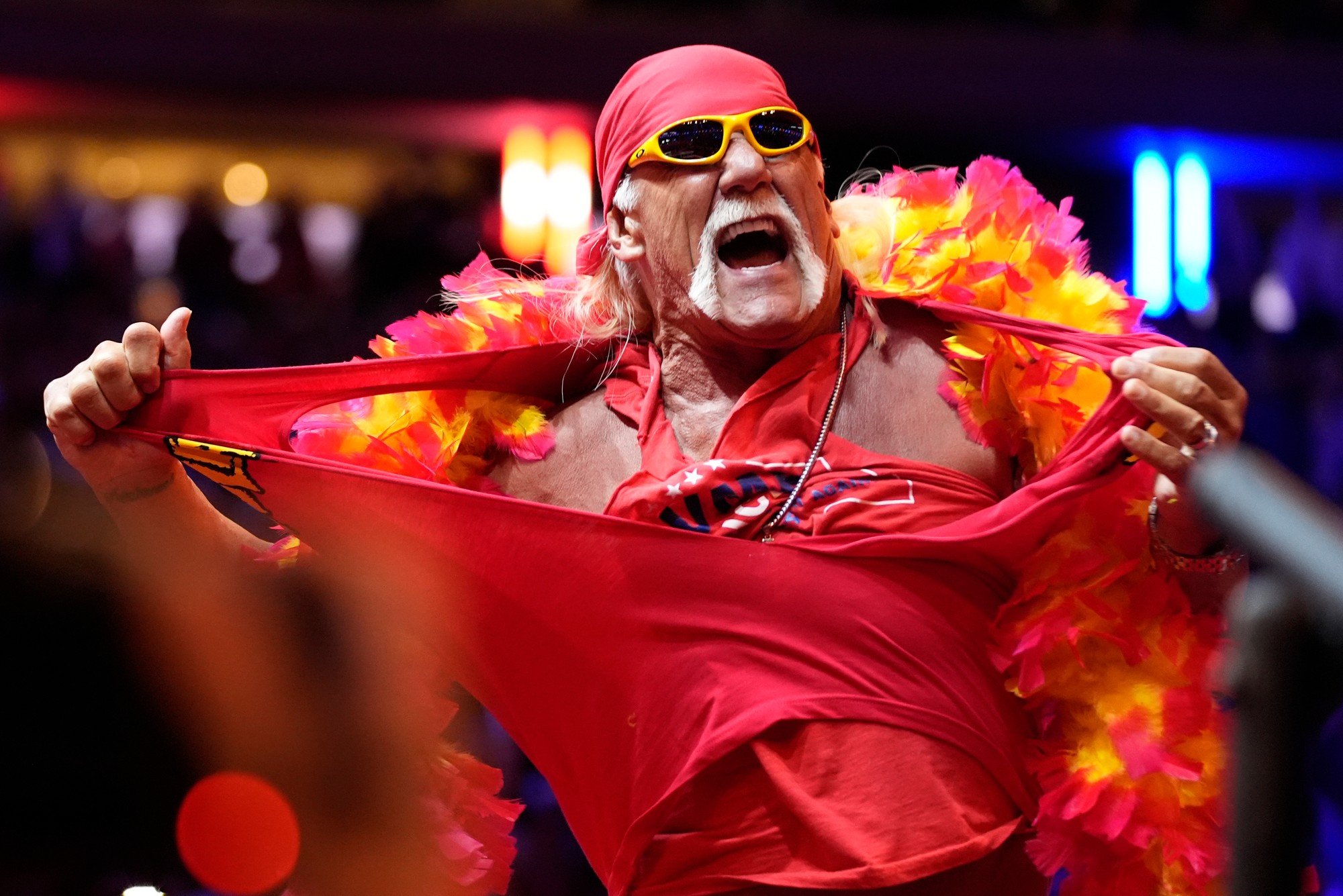 Legendárny wrestler a americký herec Hulk Hogan.