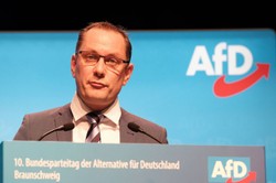 Tajemniczy incydent na wiecu szefa AfD. Tino Chrupalla trafił do szpitala
