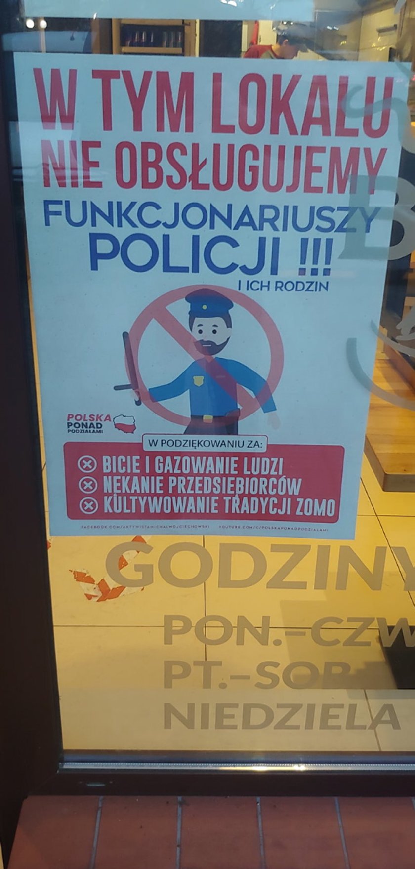 Toruń. Restauracja Byczy Burger nie obsługuje policjantów