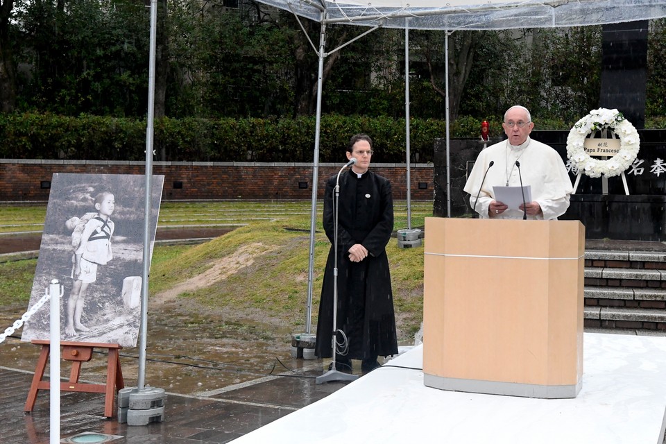 epa08021123 - JAPAN CHURCHES POPE (Pope Francis visits Japan)