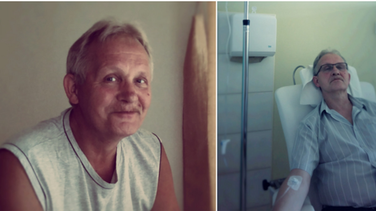 Pan Janusz jest honorowym dawcą krwi. Przez 37 lat pomagał innym w walce ze śmiercią. Dziś sam staje do walki o życie. Cierpi na rak stercza z przerzutami do kości. "Gdy widzę, jak umiera, mam wrażenie, że umieram razem z nim" – pisze jego żona, pani Ania.