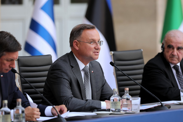 Andrzej Duda podczas spotkania Prezydentów Państw Grupy Arraiolos