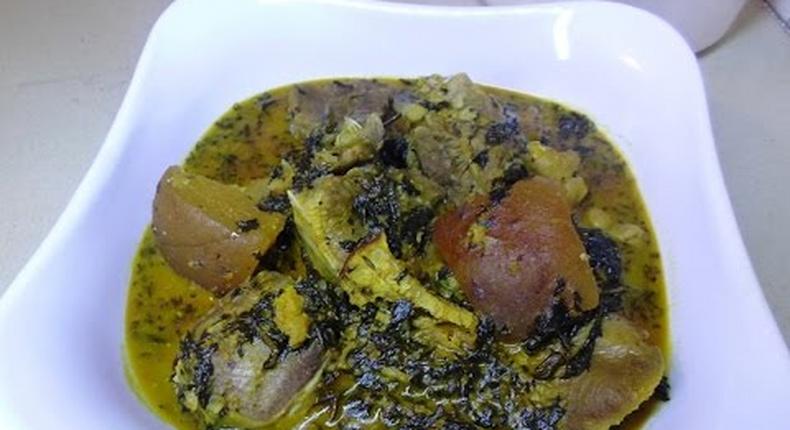 The perfect Ghanaian bitter leaf soup