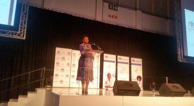 Prof Hlengiwe Mkhize, Deputy Minister of South Africa’s Department of Telecommunications and Postal Services