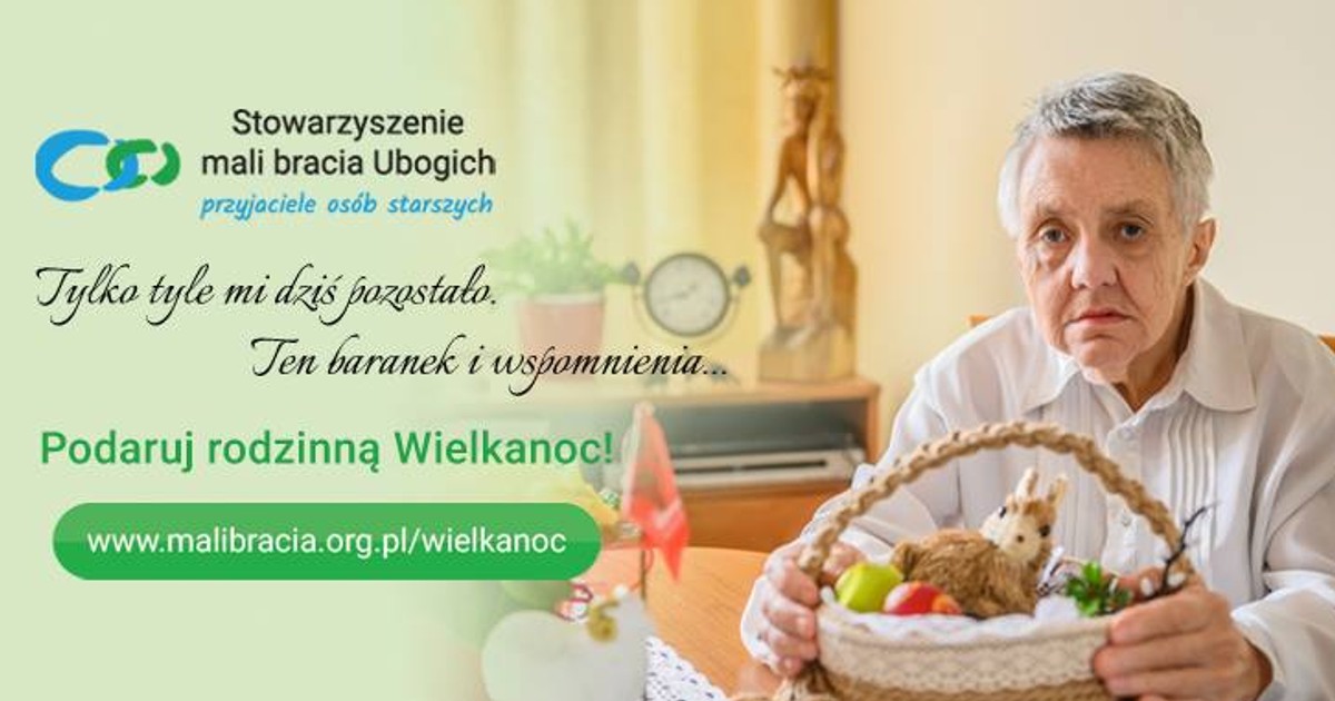 Dawna Opiekunka Starszej Osoby Krzyżówka Ufunduj Wielkanoc dla samotnej starszej osoby - Wiadomości