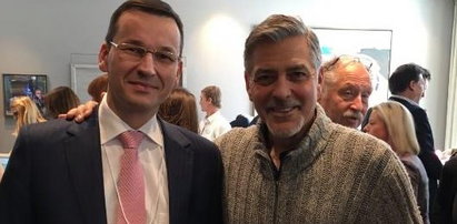 Minister PiS pochwalił się zdjęciem z Clooneyem. Zaliczył wpadkę?