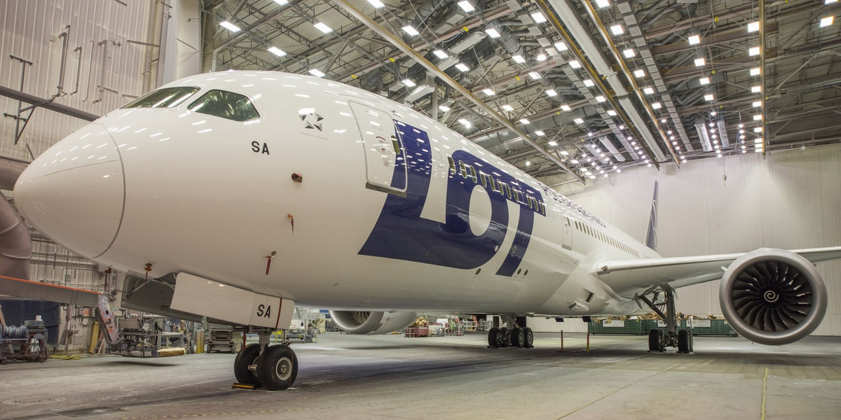 Boeing 787-9 Dreamliner w barwach PLL LOT jeszcze jest w Everett. Pod koniec marca zacznie obsługiwać połączenia z Warszawy do Chicago