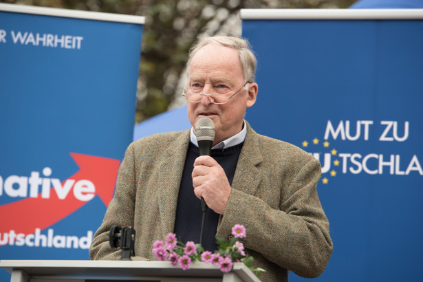 Alexander Gauland - szef AfD (Alternatywy dla Niemiec)