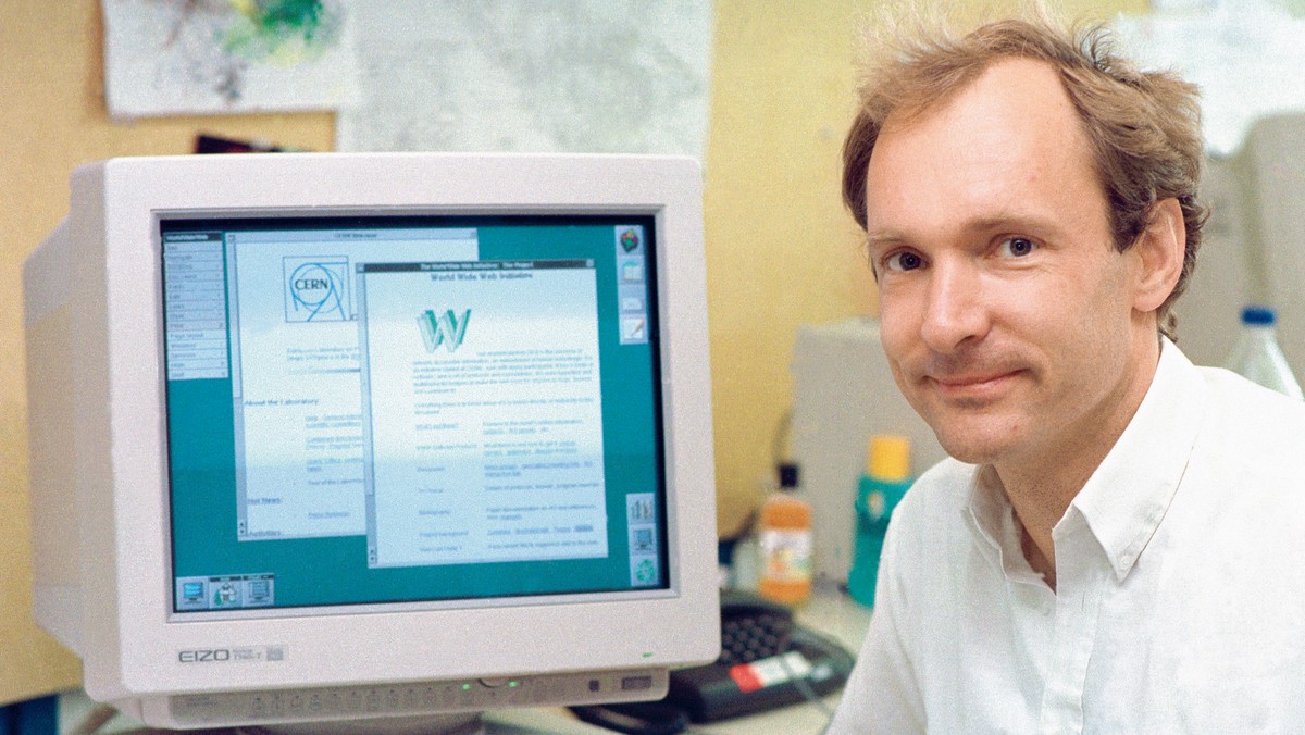 Tim Berners-Lee – twórca pierwszej strony internetowej