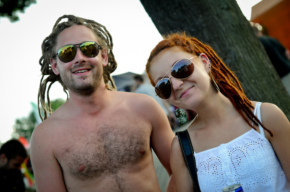 Publiczność na Ostróda Reggae Festival 2013 - dzień pierwszy