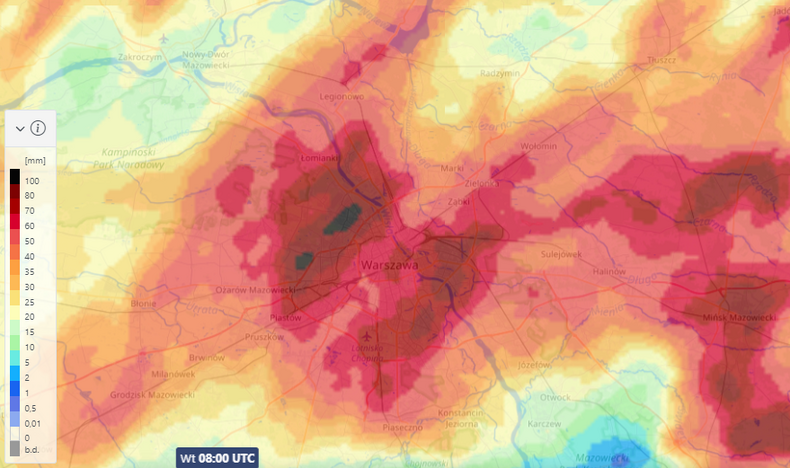 Na początku tygodnia wielka nawałnica zaatakowała też Warszawę