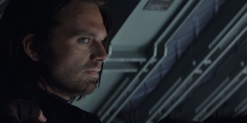 Sebastian Stan w filmie "Kapitan Ameryka: wojna bohaterów" 