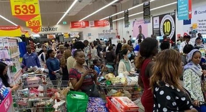 Ahead of Tuesday’s general election, Kenyans reportedly storm supermarkets in panic buying frenzy (Image Source: FT)
