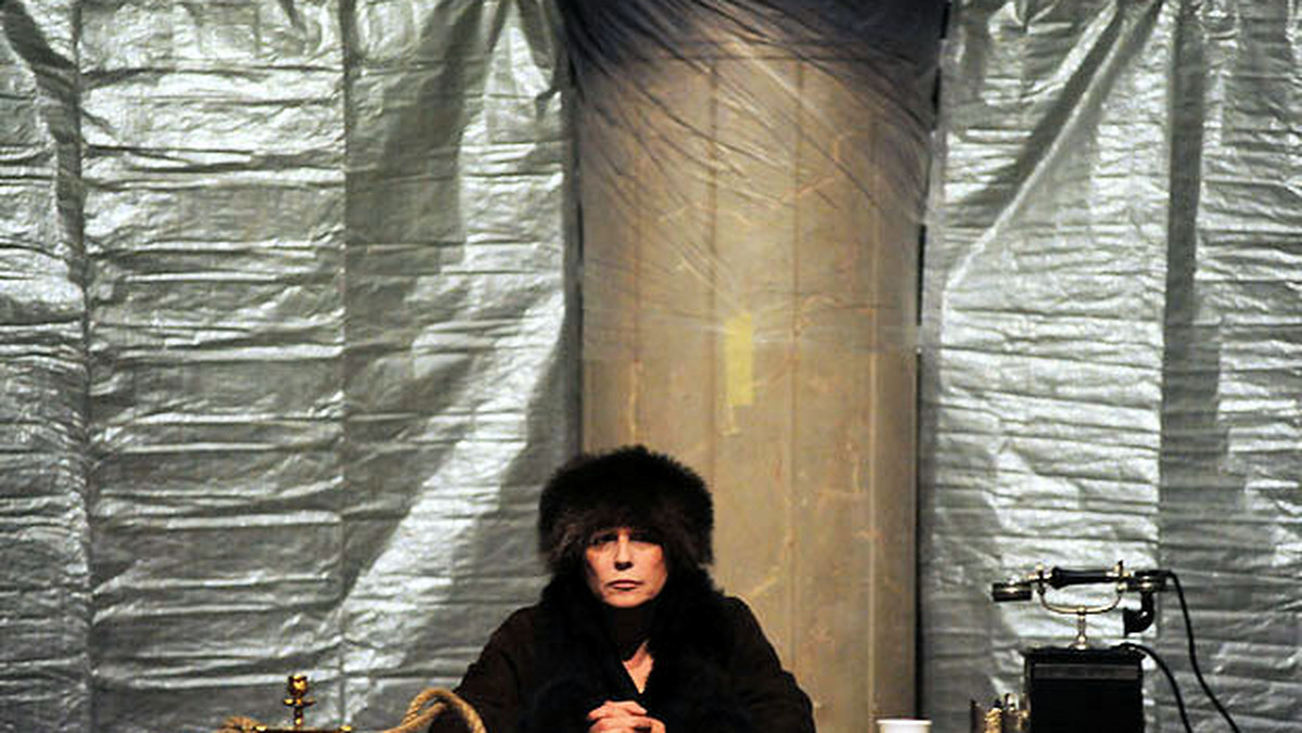 Krystyna Janda podczas prób do spektaklu "Wassa Żelaznowa"