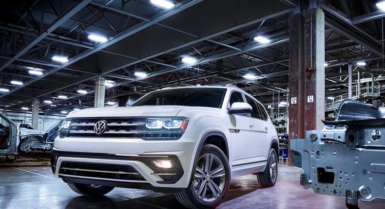 The 2018 Volkswagen Atlas.