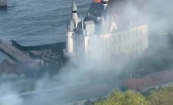 Rosjanie zaatakowali Odessę. Płonie "zamek Harry'ego Pottera"