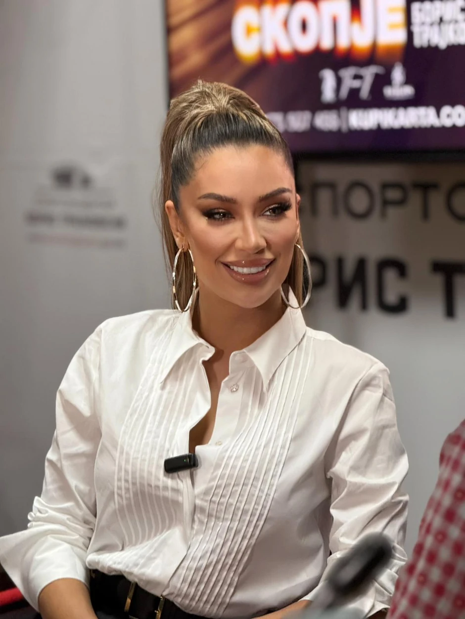Tea Tairović pred koncert u Skoplju
