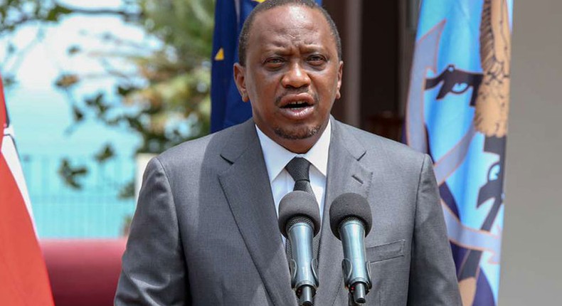 File image of President Uhuru Kenyatta