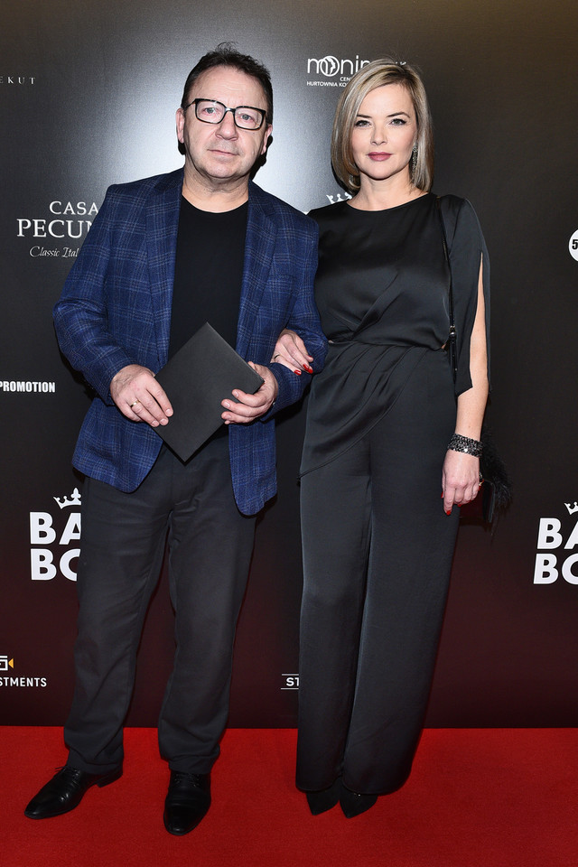 Monika Zamachowska i Zbigniew Zamachowski na premierze filmu "Bad Boy"