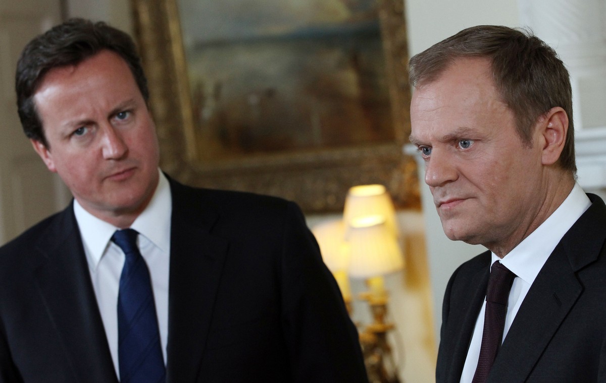 David Cameron i Donald Tusk