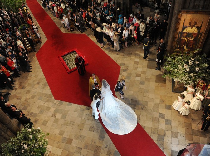 Książę William i Kate Middleton opuszczają Opactwo Westminsterskie