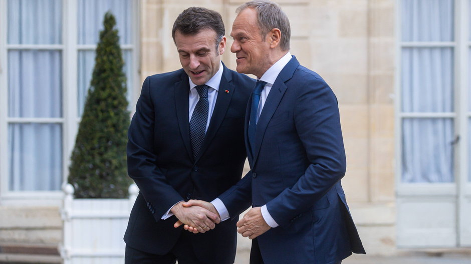 Emmanuel Macron i Donald Tusk