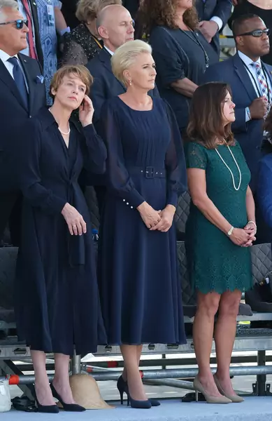 Agata Duda na obchodach 80. rocznicy wybuchu II wojny światowej / Sean Gallup / Getty Images