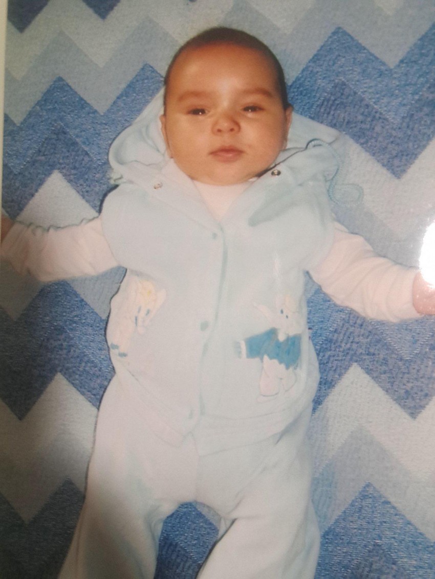 Ognjen Tošić kao beba