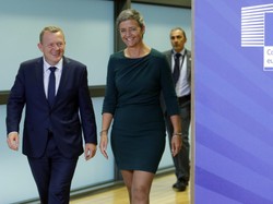 Pomyliła okazje? Duńska komisarz w ekstremalnej mini na ważnym spotkaniu