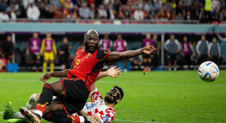 Romelu Lukaku missed 4 big chances for Belgium in the second half.