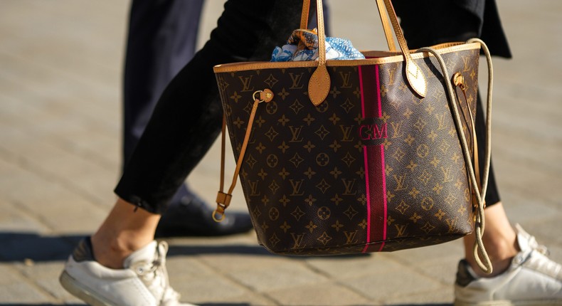 A Neverfull handbag from Louis Vuitton.Edward Berthelot/Getty Images