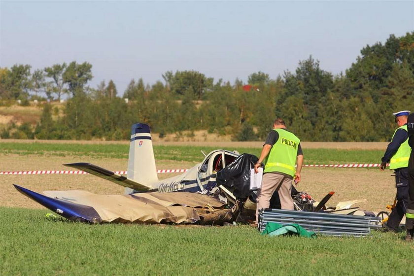 Spadła awionetka. 2 osoby nie żyją. Wypadek awionetki. Śmierć dwóch osób