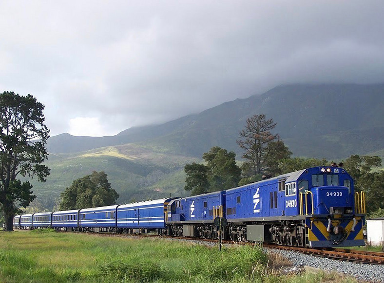Luksusowy Niebieski Pociąg w RPA (The Blue Train)