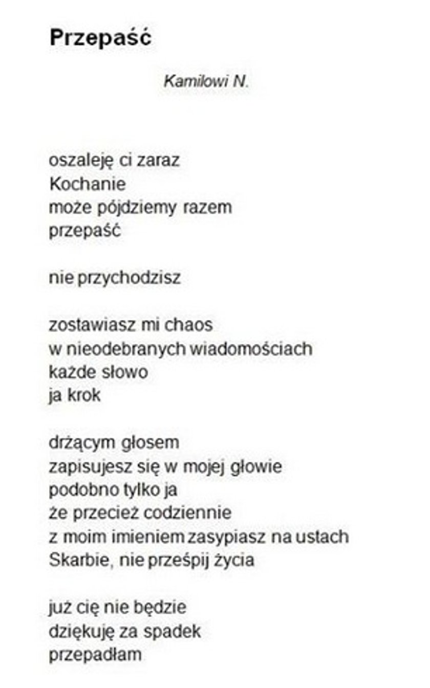 Poezja morderczyni robi furorę