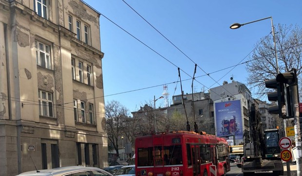 Radovi u Takovskoj ulici