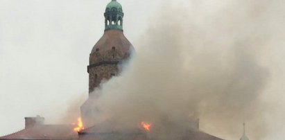 Pożar w zamku Książ