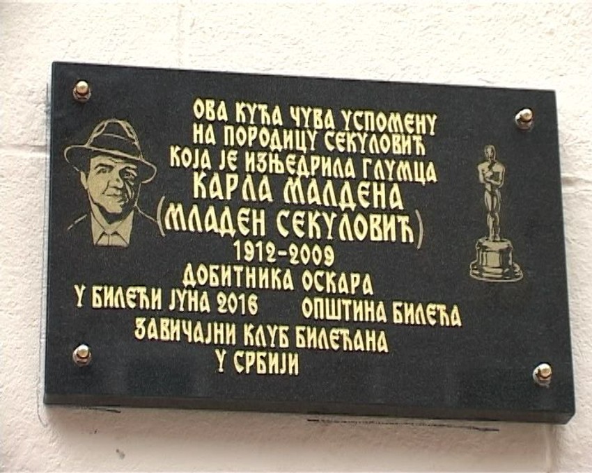 Spomen ploča Karlu Maldenu u Bileći