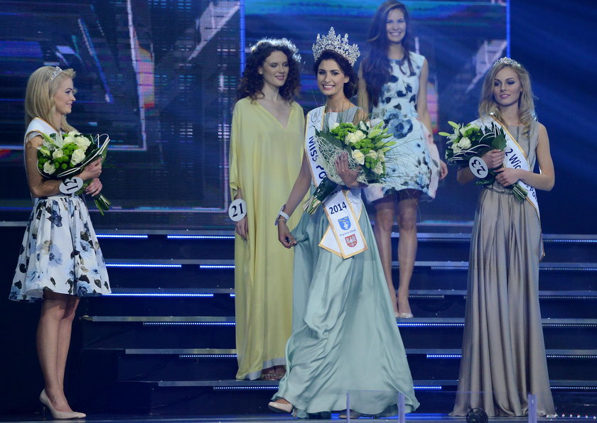 Ewa Mielnicka podczas finału Miss Polski