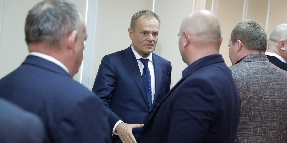 Premier Donald Tusk podczas szczytu rolniczego w Centrum Dialog w Warszawie, w dniu 29 lutego 2024 r.