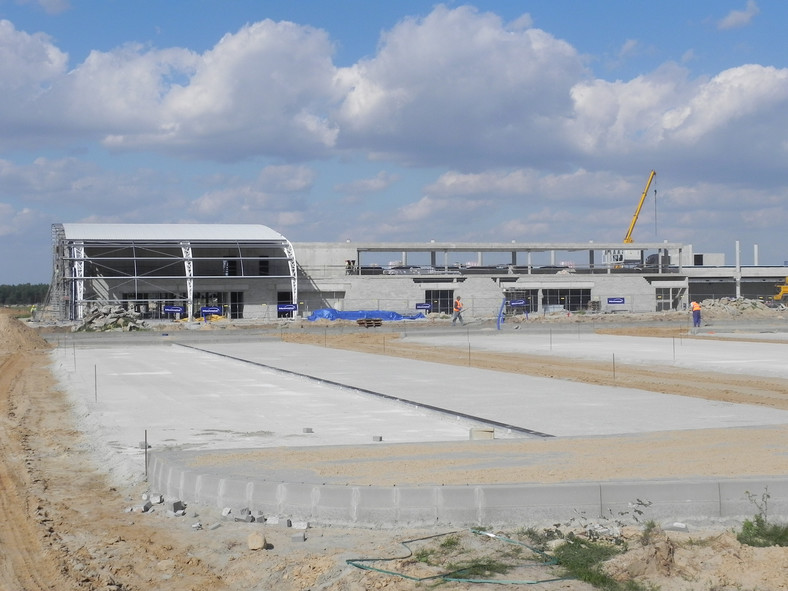 Port lotniczy Modlin – zdjęcia z budowy (5) fot. materiały prasowe