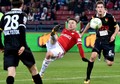 PIŁKA NOŻNA LIGA POLSKA WISŁA JAGIELLONIA (Rafał Boguski Karol Świderski Taras Romanczuk )