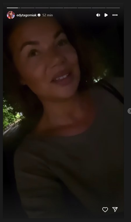 Edyta Gorniak sobre su participación en las preliminares (captura de pantalla: instagram.com/edytagorniak)