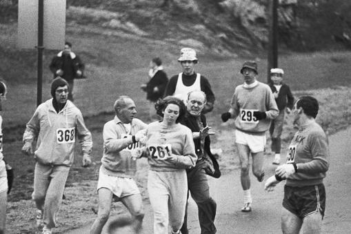 First Women in Boston Marathon