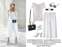 Biel od stóp do głów. STYLIZACJE white total look