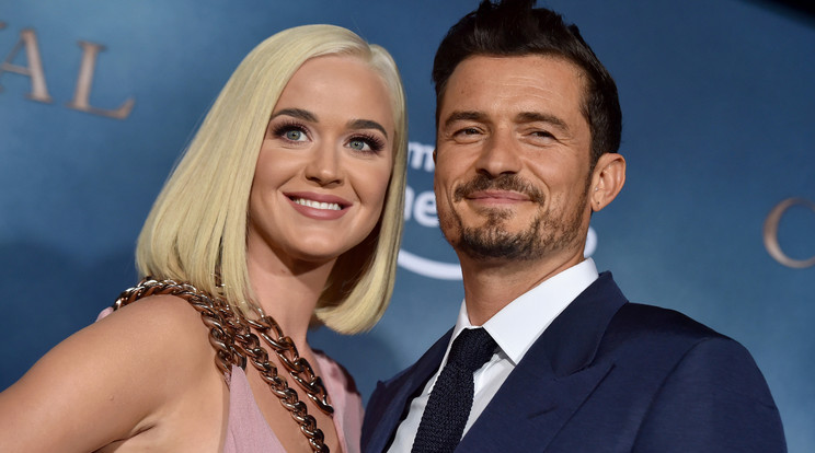 Az énekesnő Katy Perry és a színész Orlando Bloom csak a szülőszobán dönt majd a születendő kislányuk nevéről. / Fotó: GettyImages