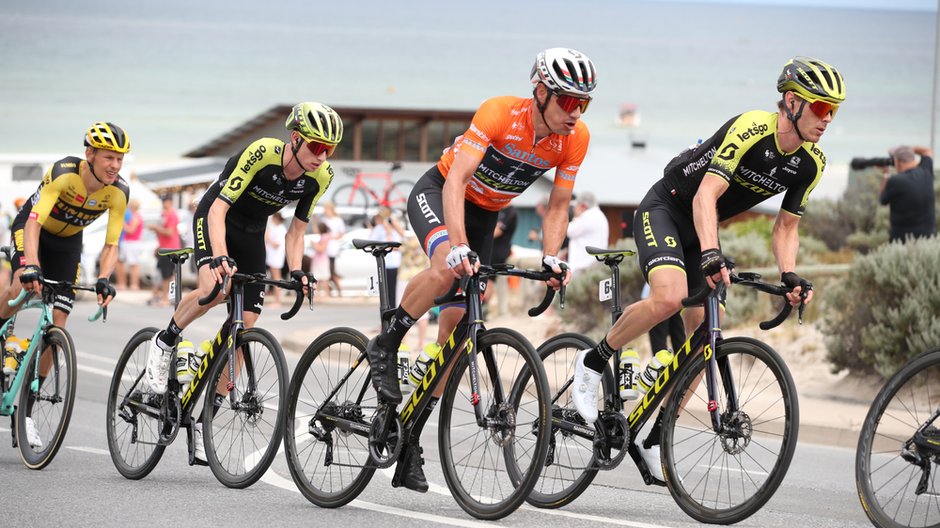 Zawodnicy drużyny Mitchelton-Scott w 2020 roku