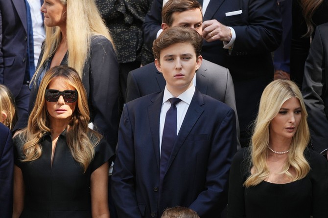 Melanija, Baron i Ivanka Tramp foto:  JOHN NACION/ INSTAR Images