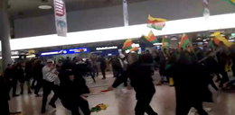 Bijatyka z udziałem 200 osób na lotnisku w Niemczech