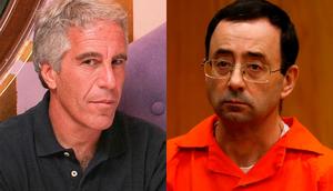 Jeffrey Epstein and Larry Nassar.Getty Images; JEFF KOWALSKY/AFP via Getty Images